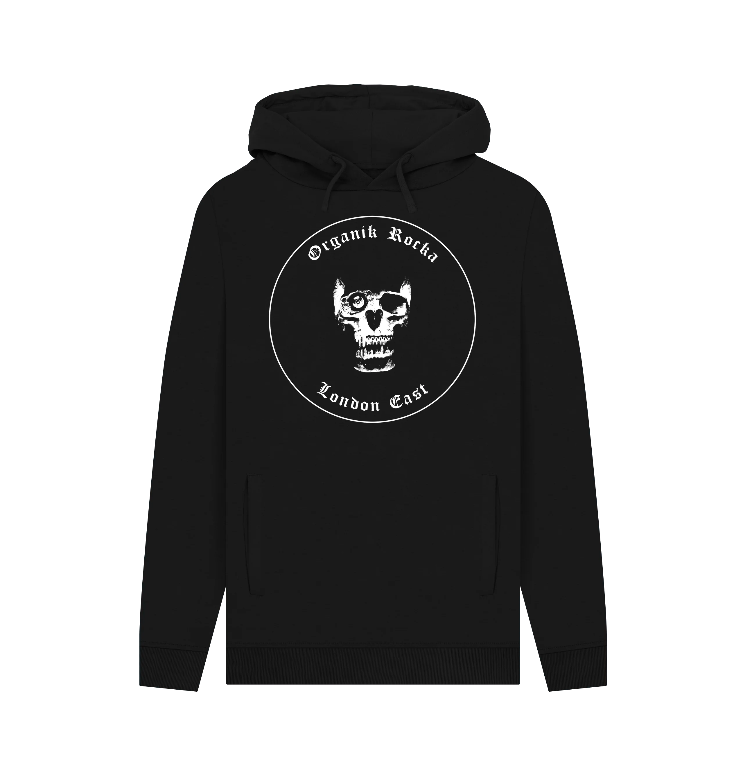 Biker hoodie - black