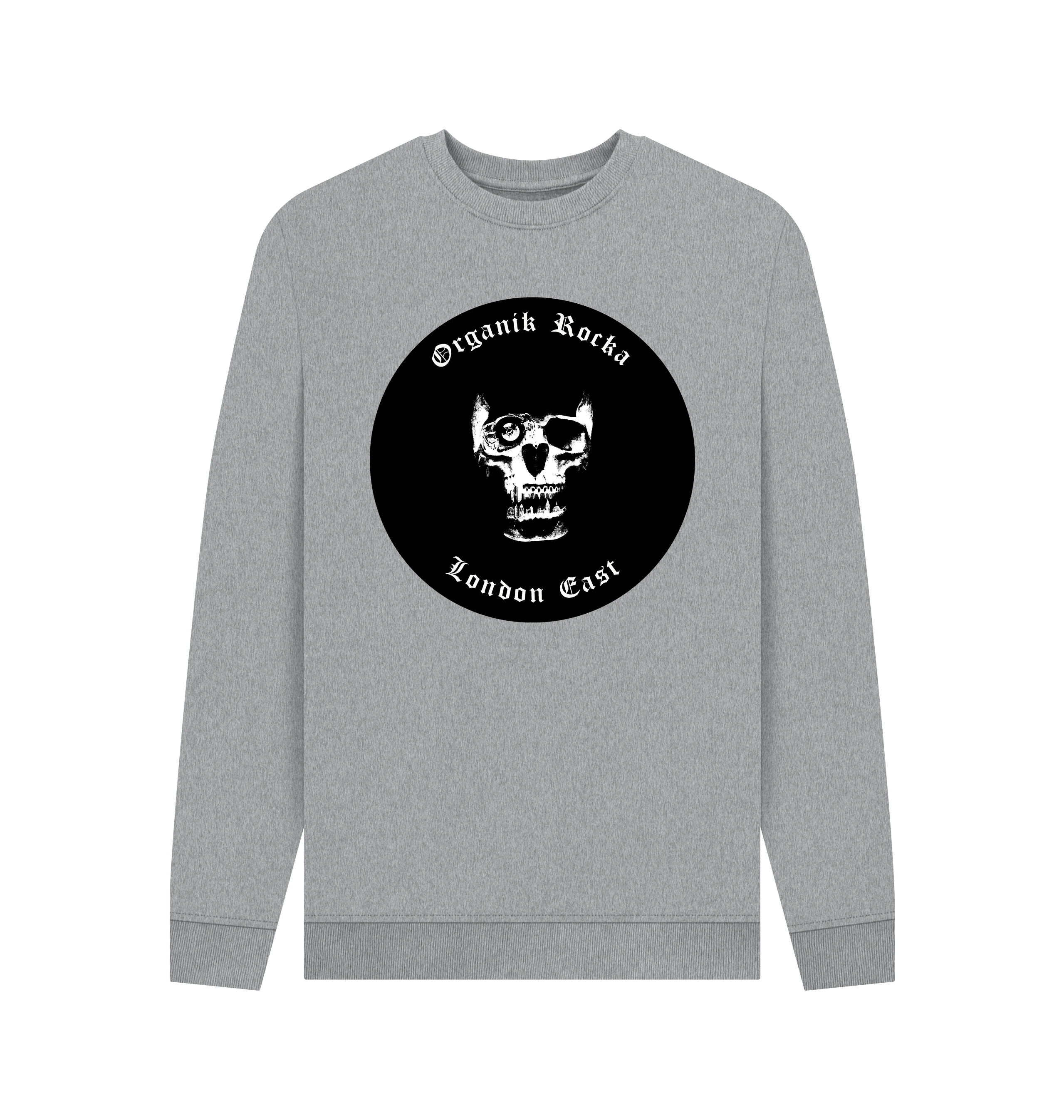 Biker sweat - light heather grey