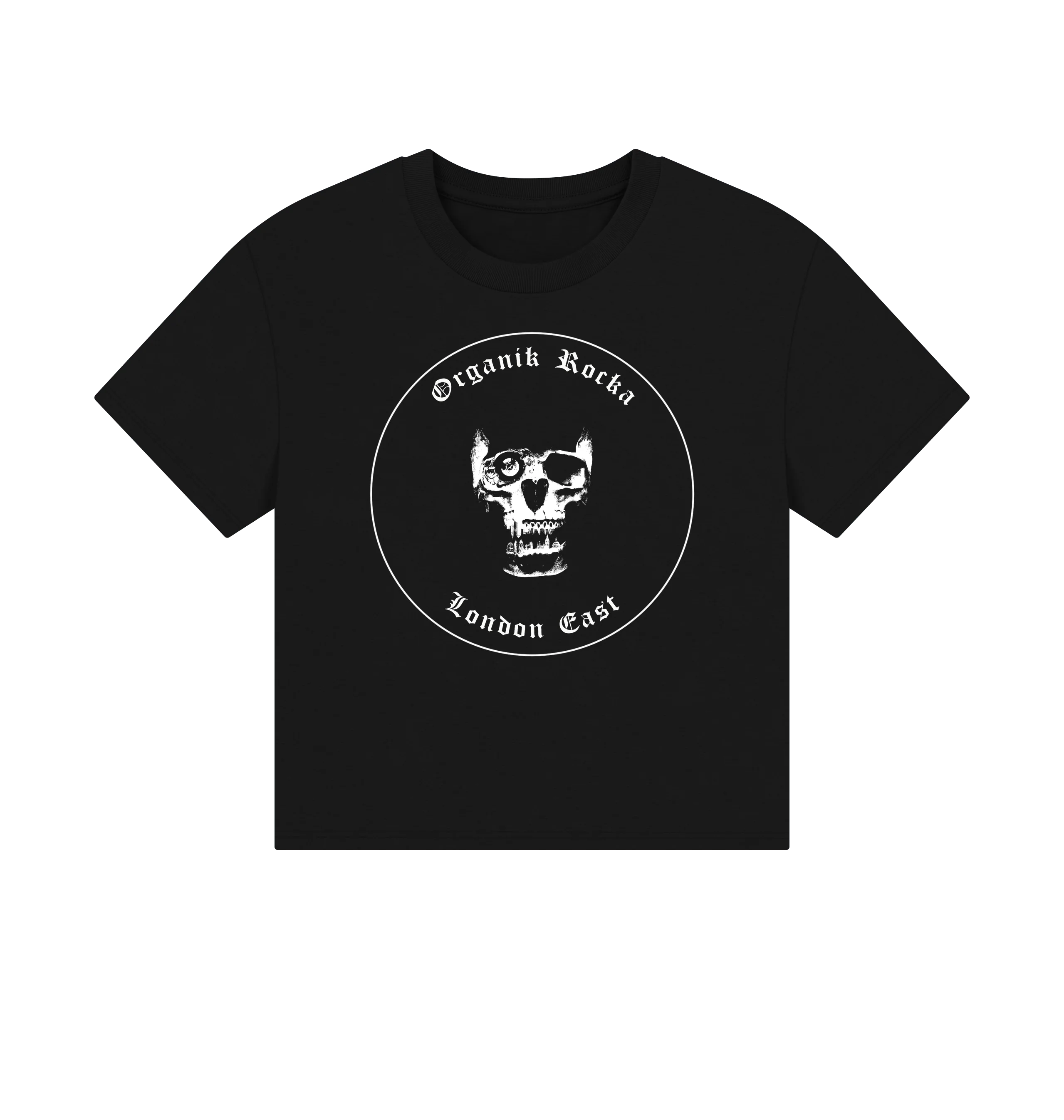 Biker - women's black box cut tee