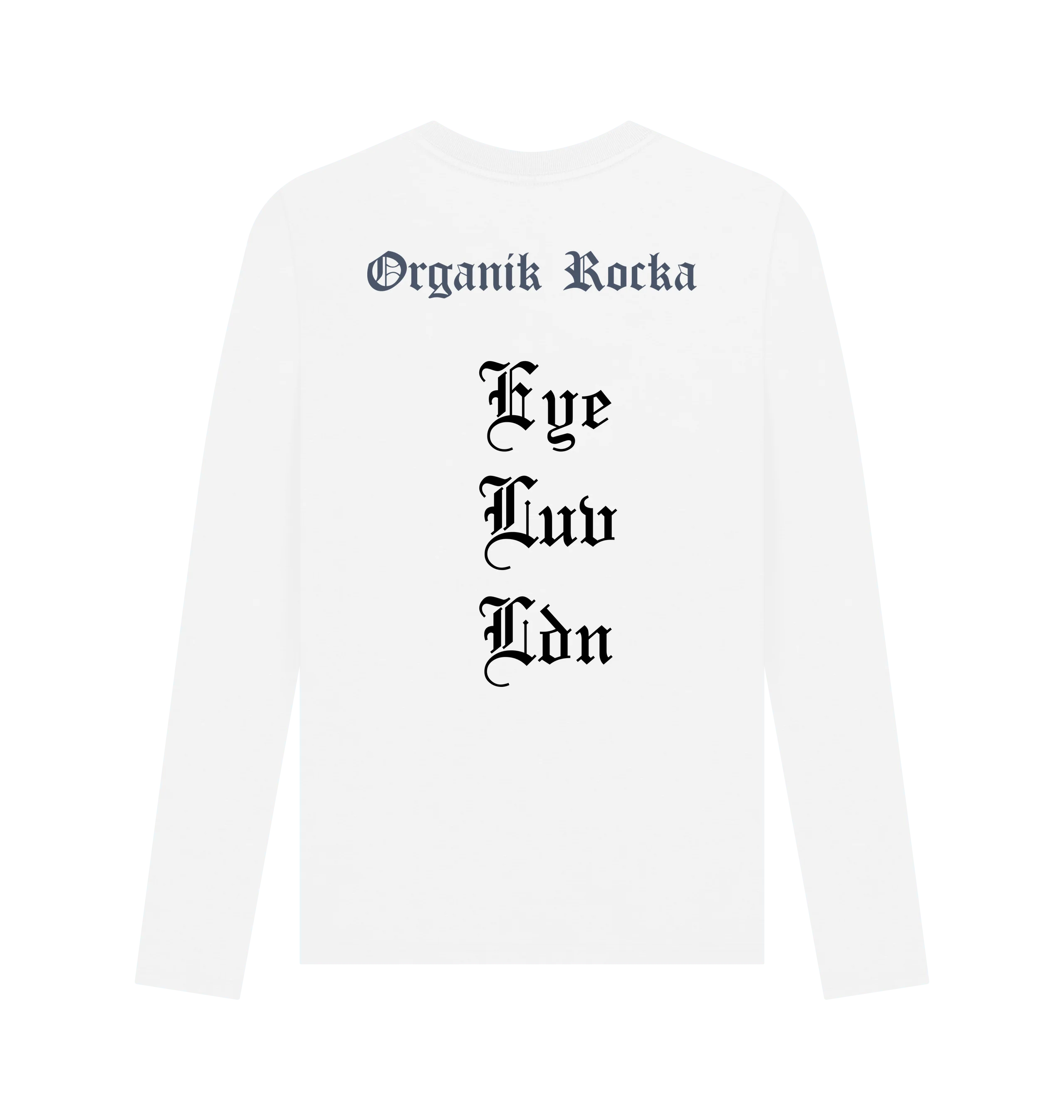 Eye Love (remix) long sleeve tee - white - Image 2