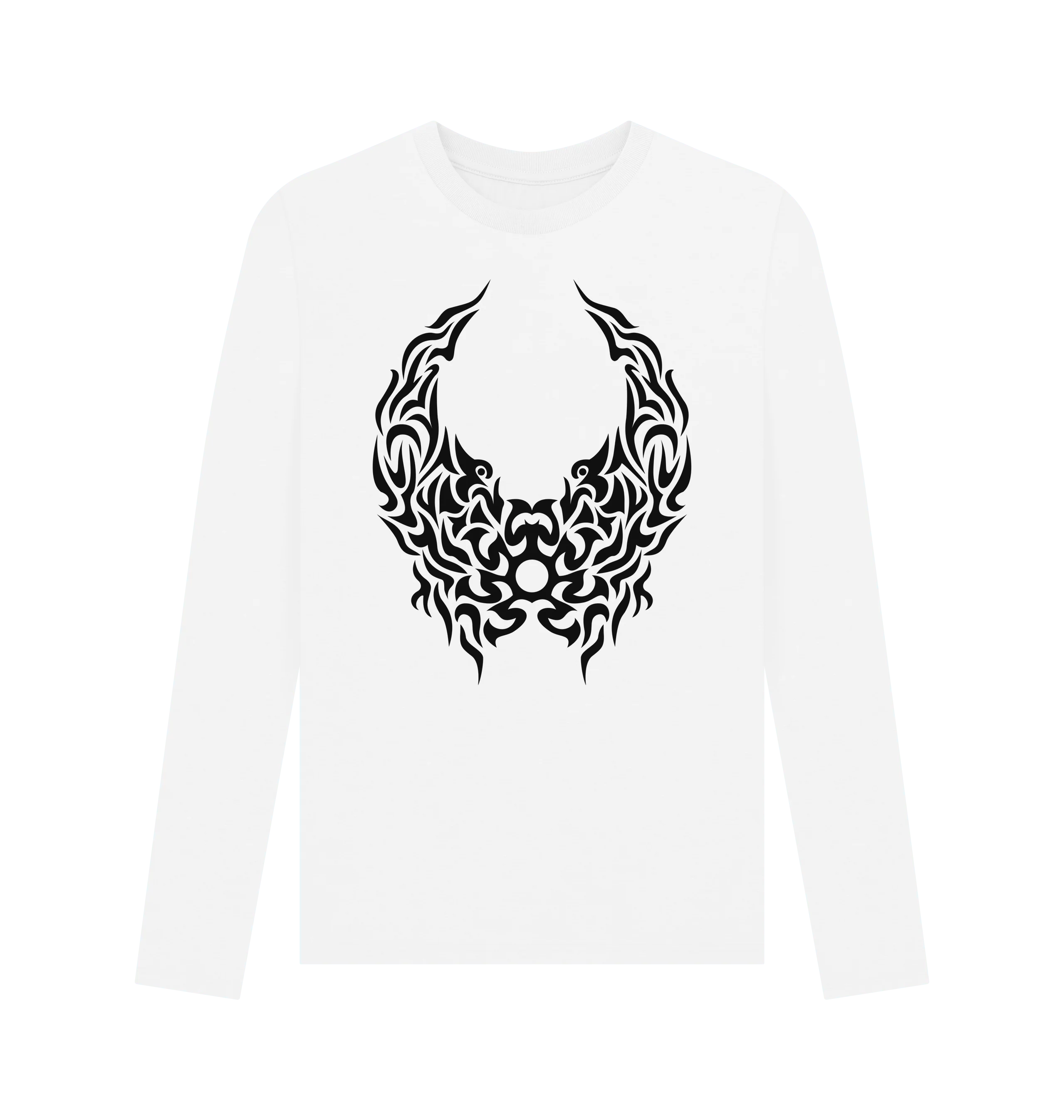 Fire Belly long sleeve tee - white ('OR' logo on the back)