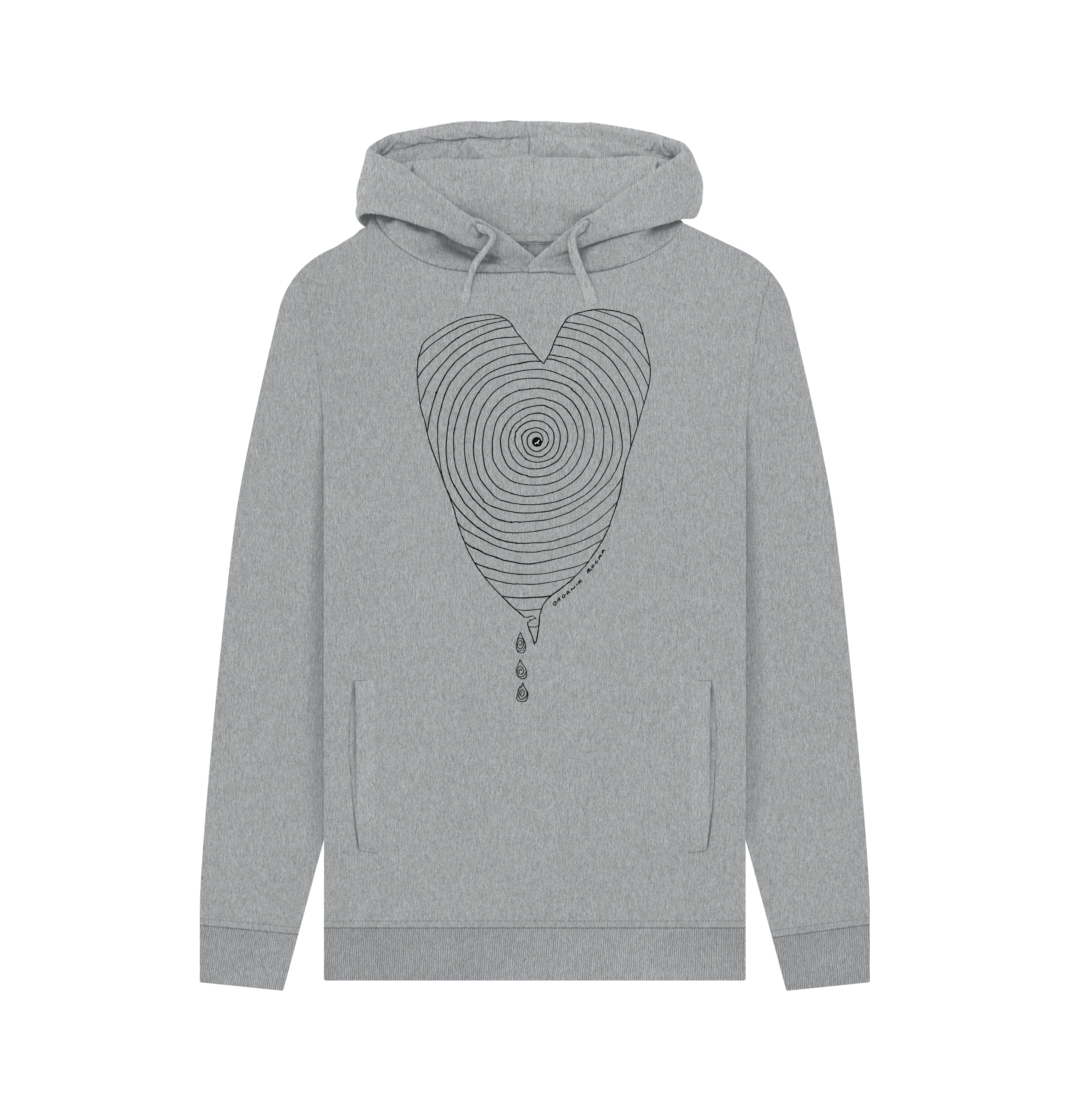 Hypno Love hoodie - light heather grey