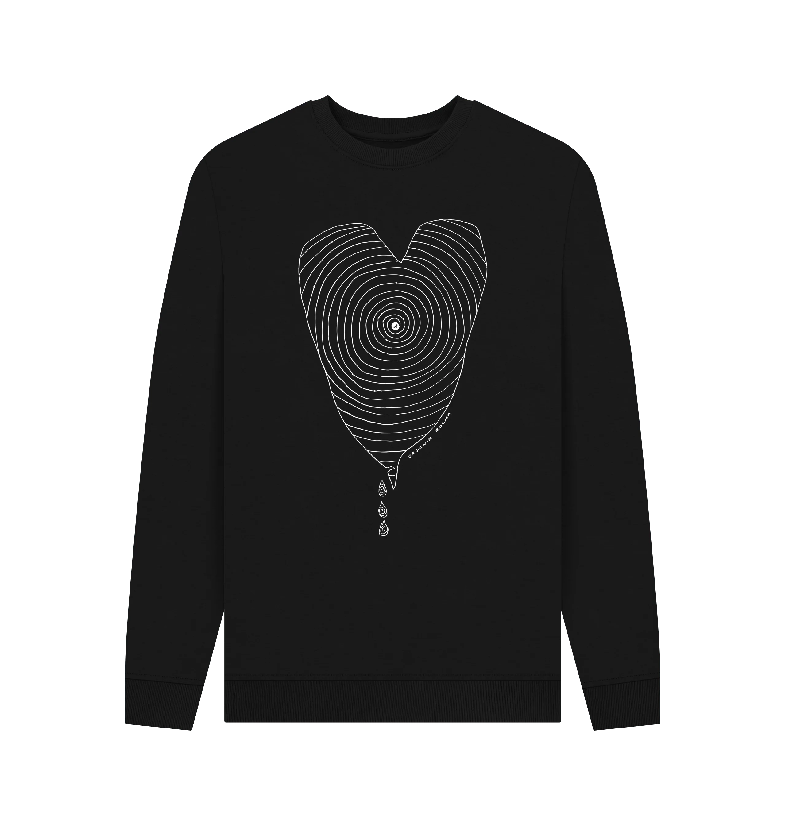 Hypno Love sweat - black