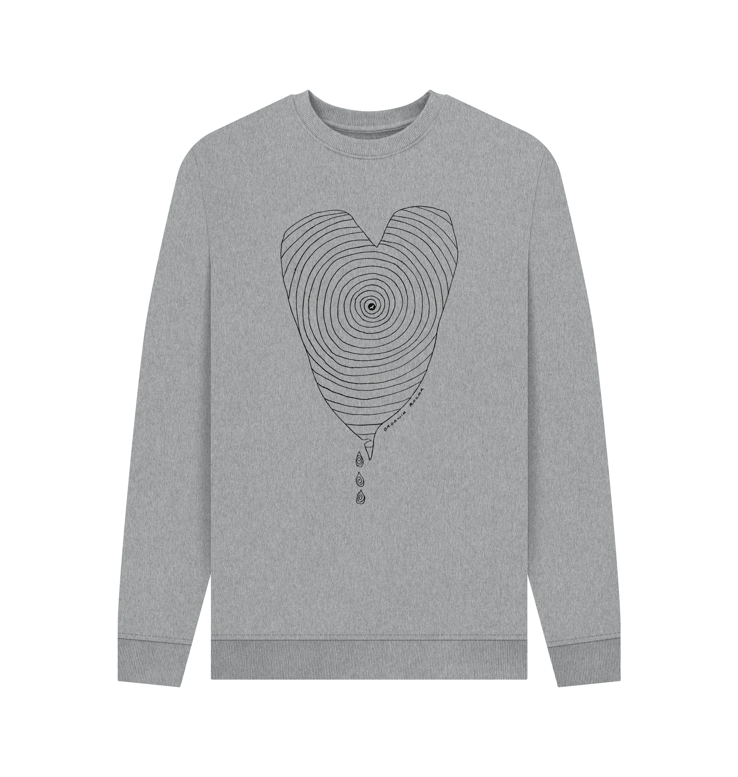 Hypno Love sweat - light heather grey