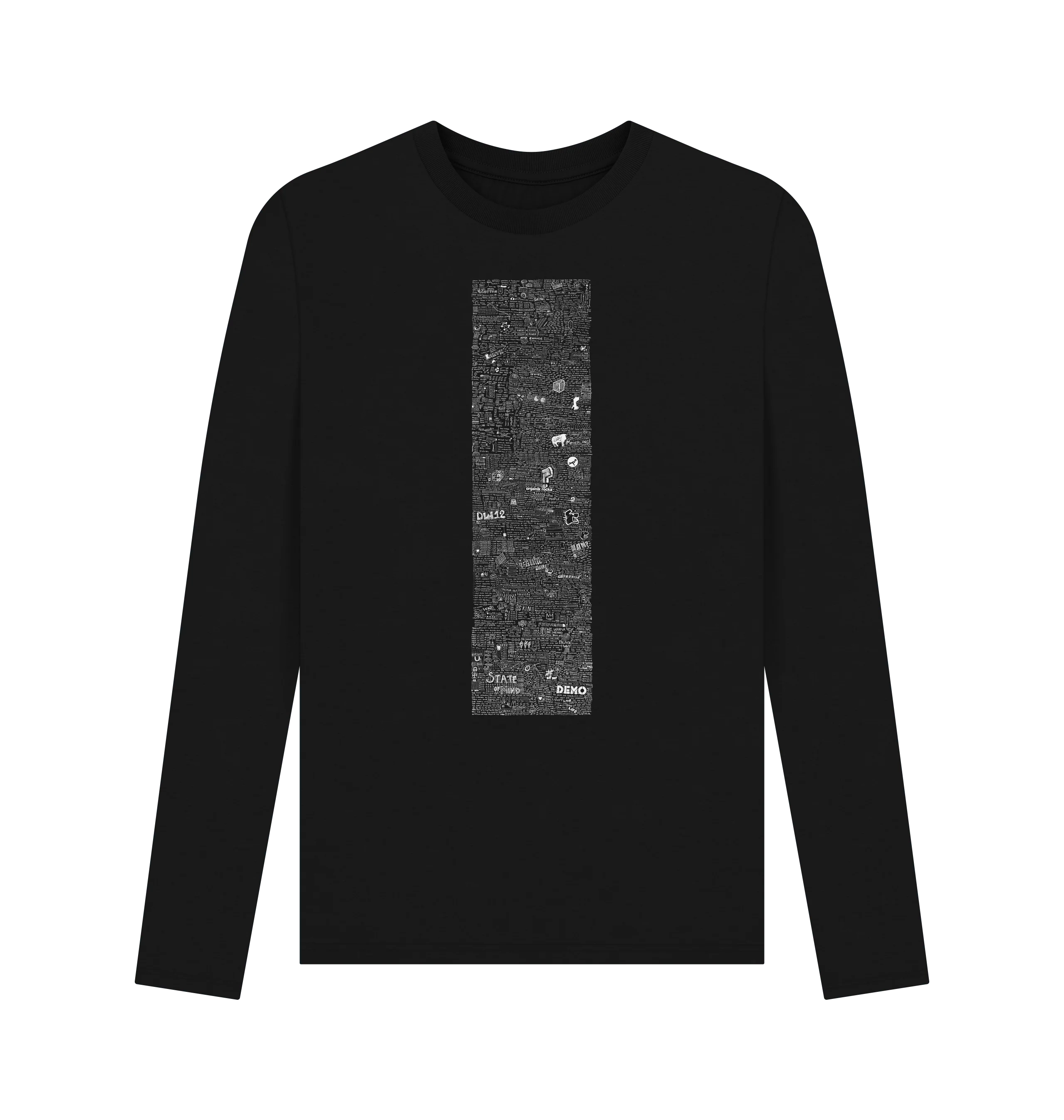 OCD long sleeve tee - black