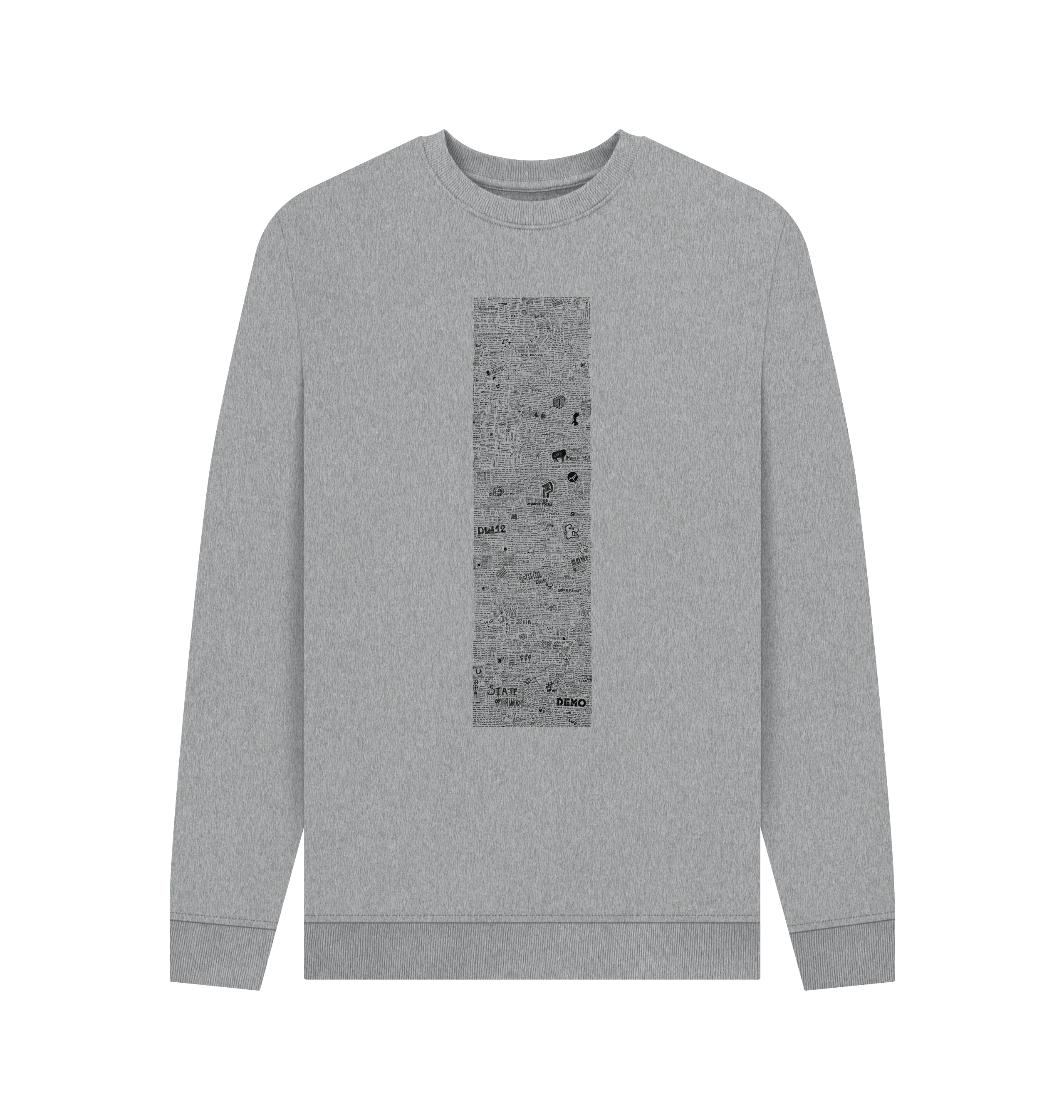 OCD sweat - light heather grey