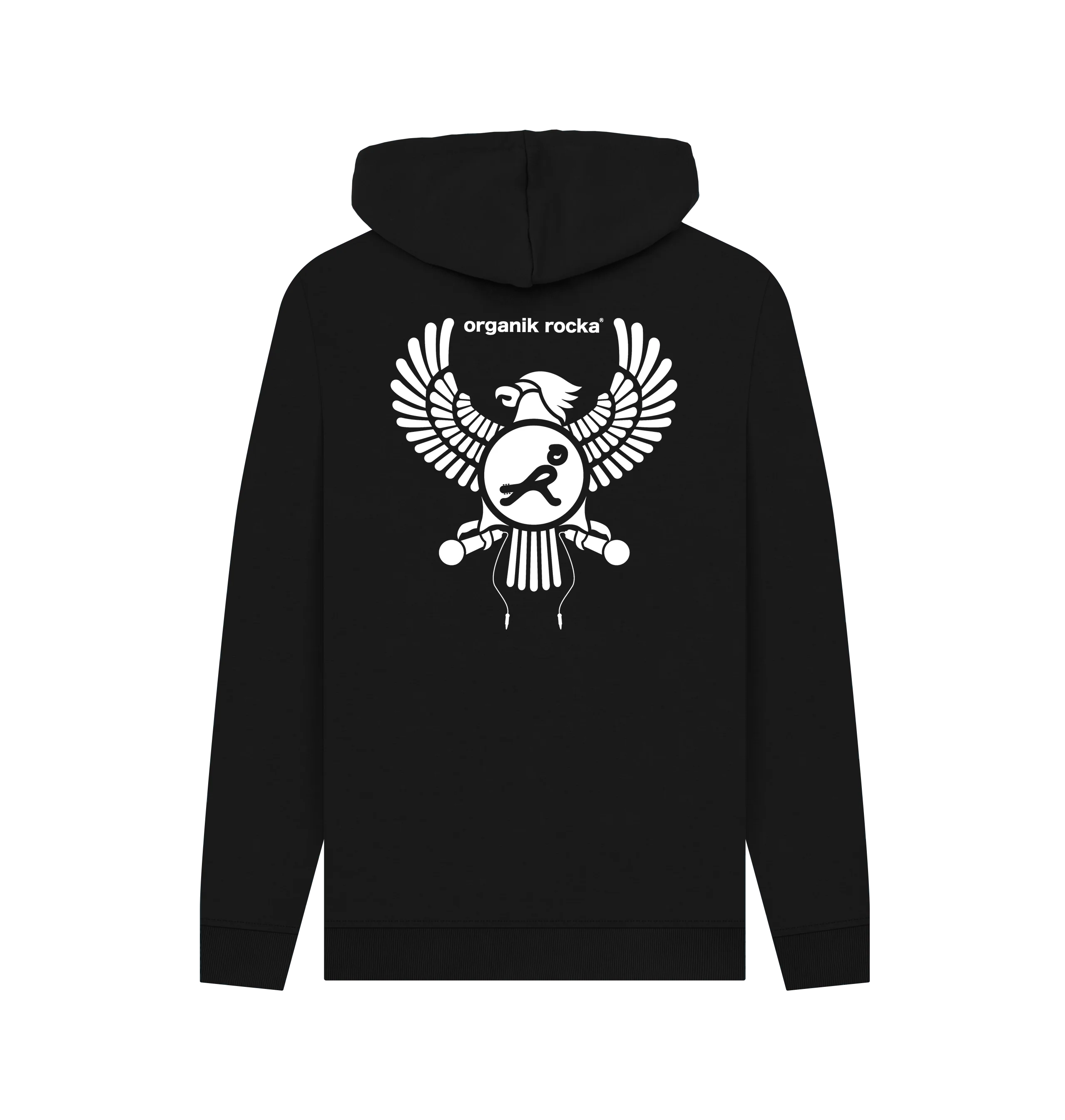 Phoenix hoodie- black ('OR' logo on front)