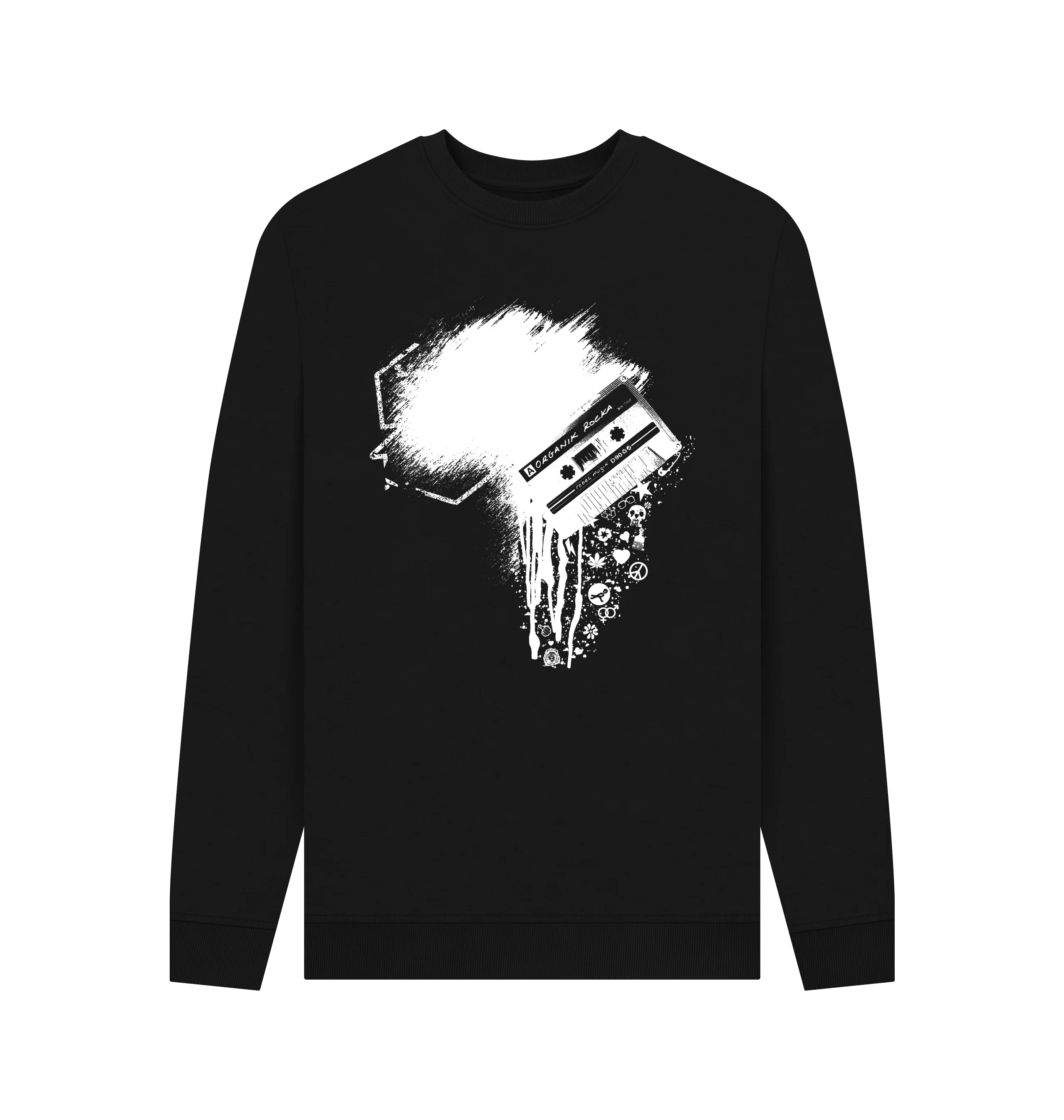 Rebel Muzik sweat - black