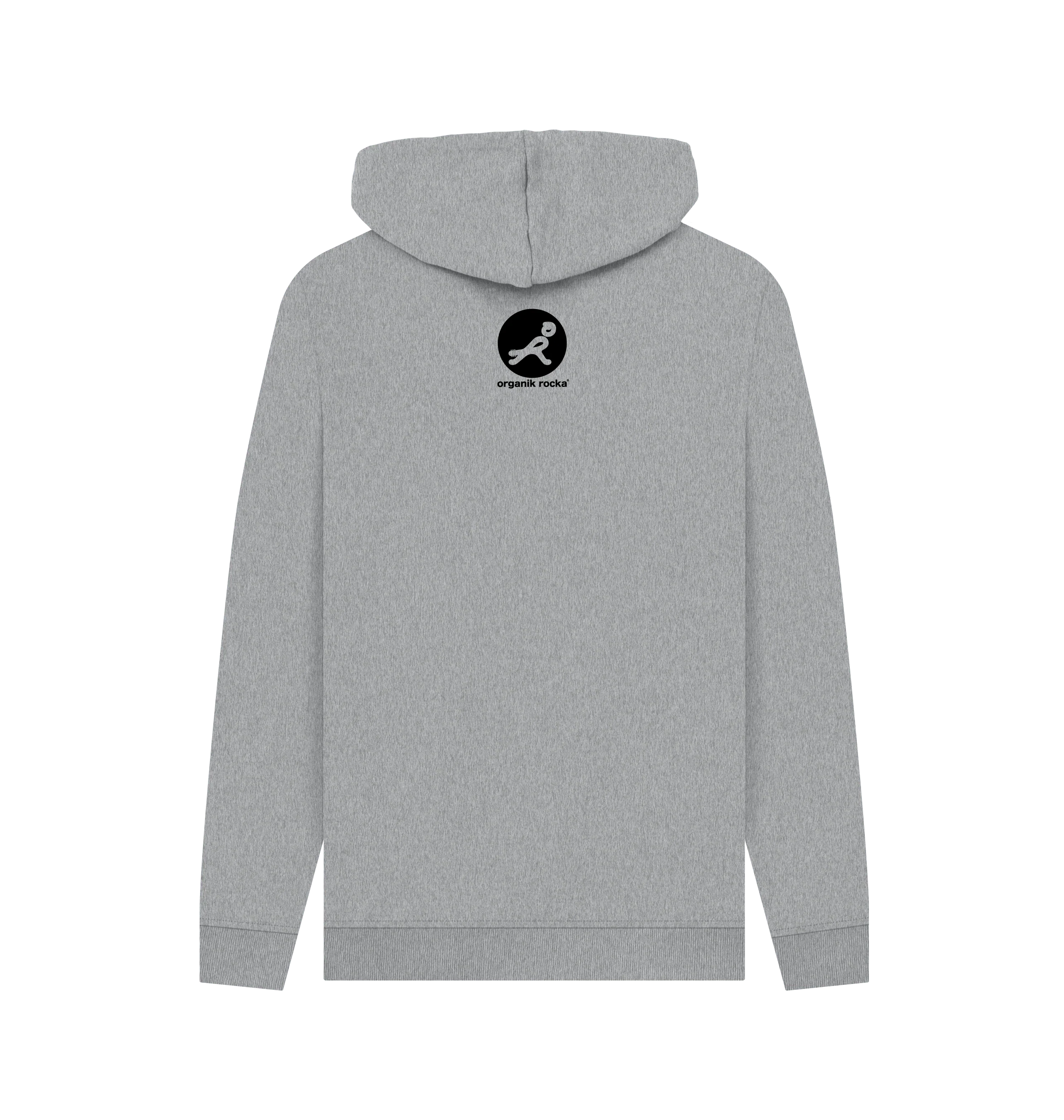 Reign hoodie - light heather grey   ('OR' logo on back) - Image 2