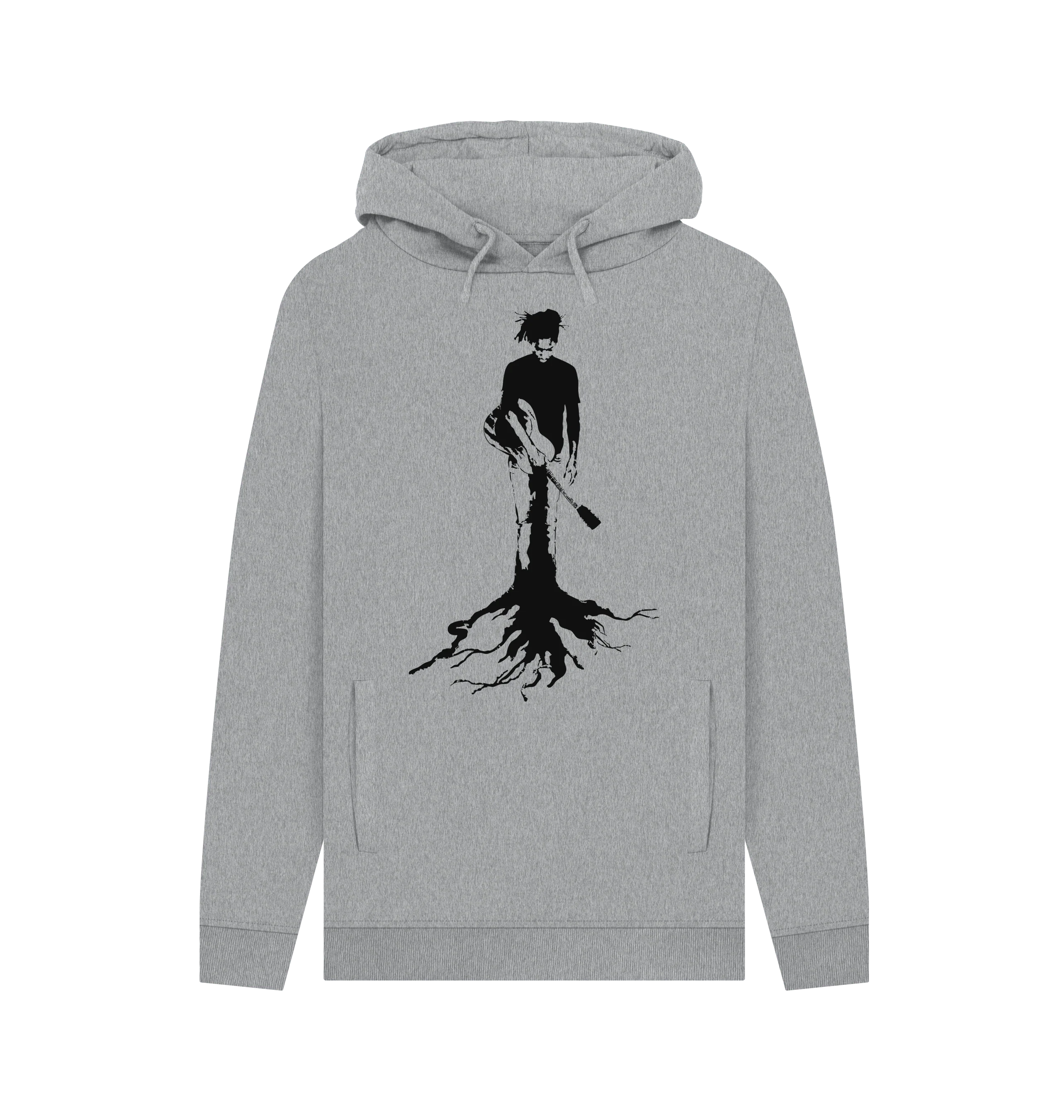 Roots hoodie- light heather grey ('OR' logo on back)