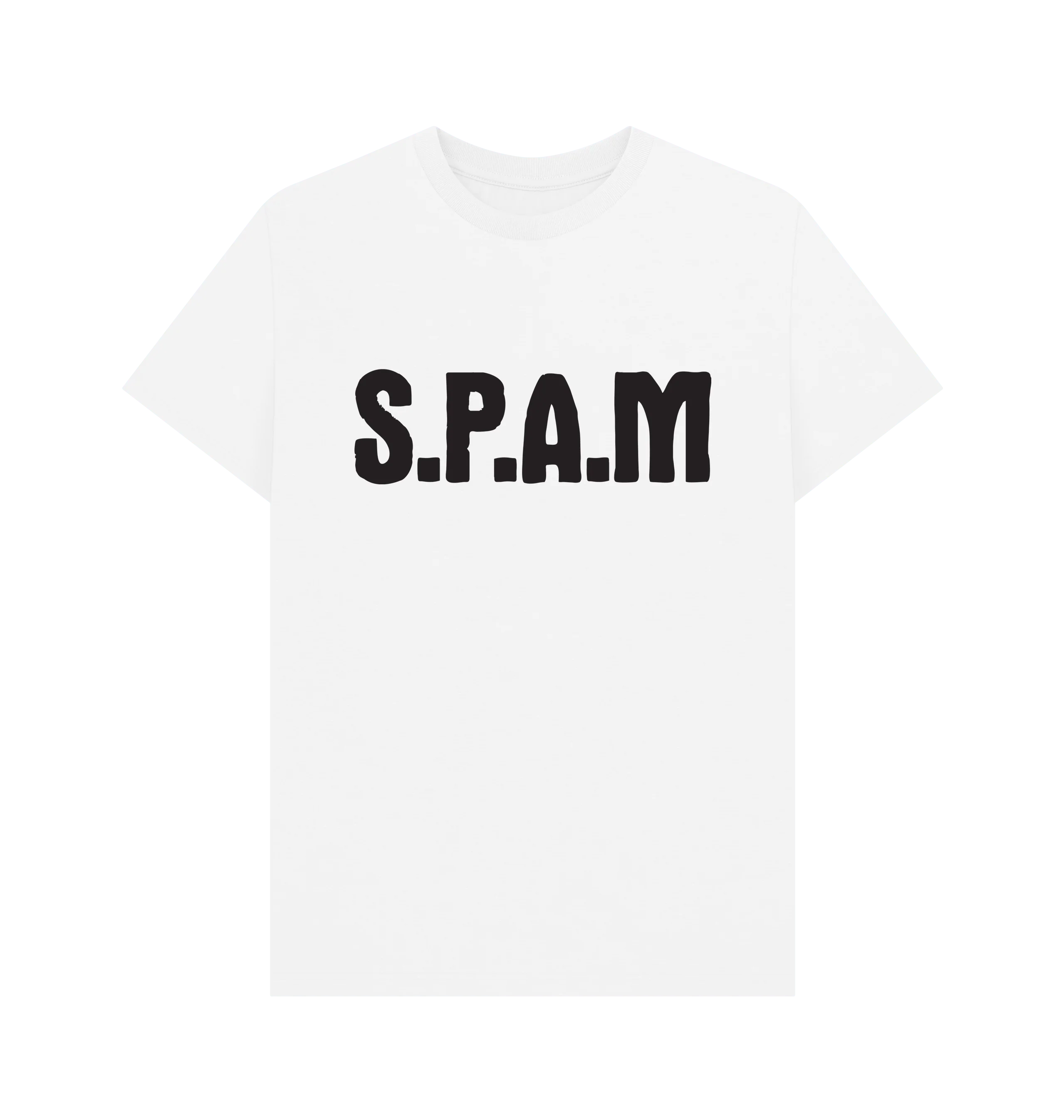 S.P.A.M  - white (thought bubble on the back)
