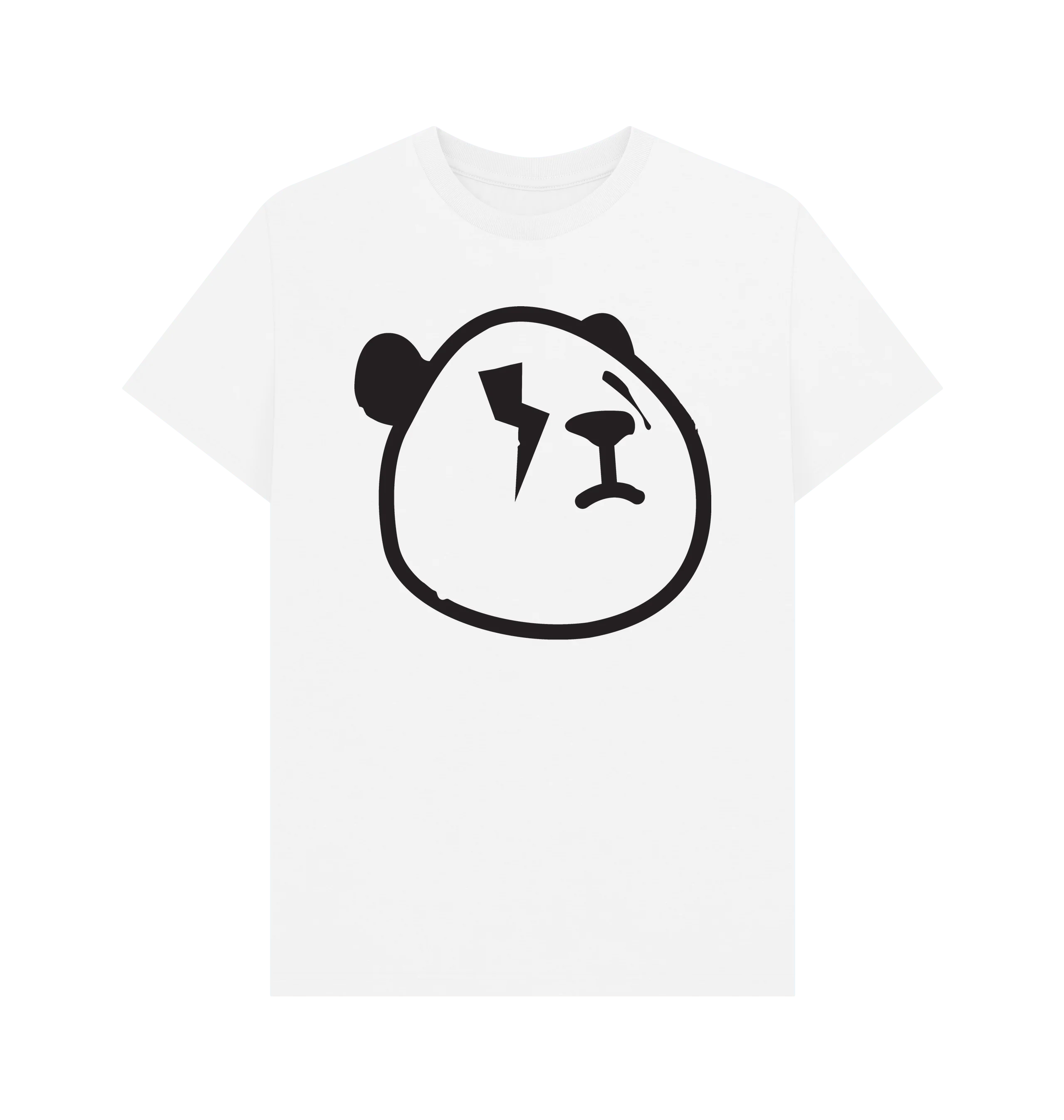 Sex Pandas logo  - white (thought bubble on the back)