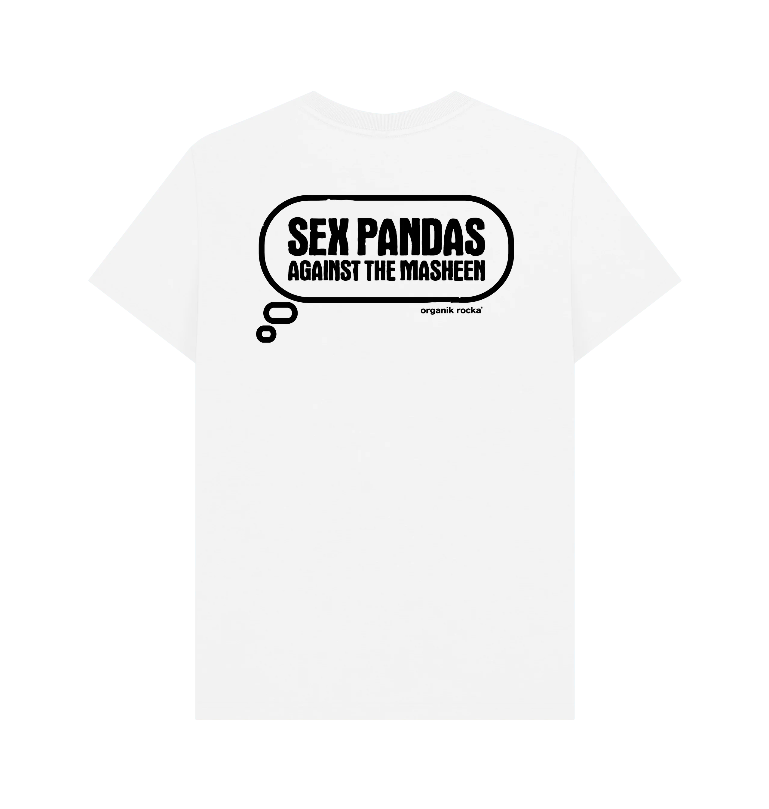 Sex Pandas logo  - white (thought bubble on the back) - Image 2