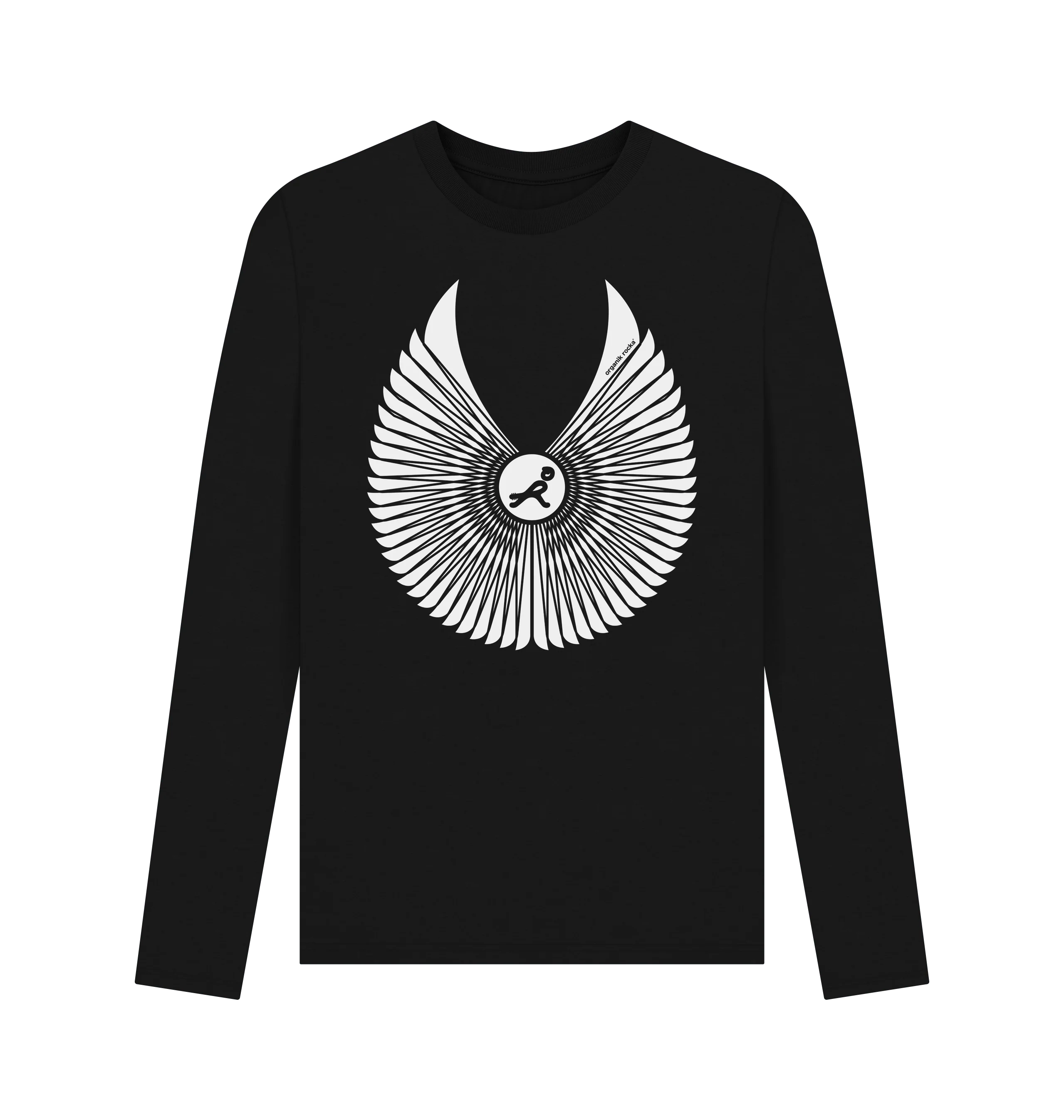 Supa Rocka long sleeve tee - black