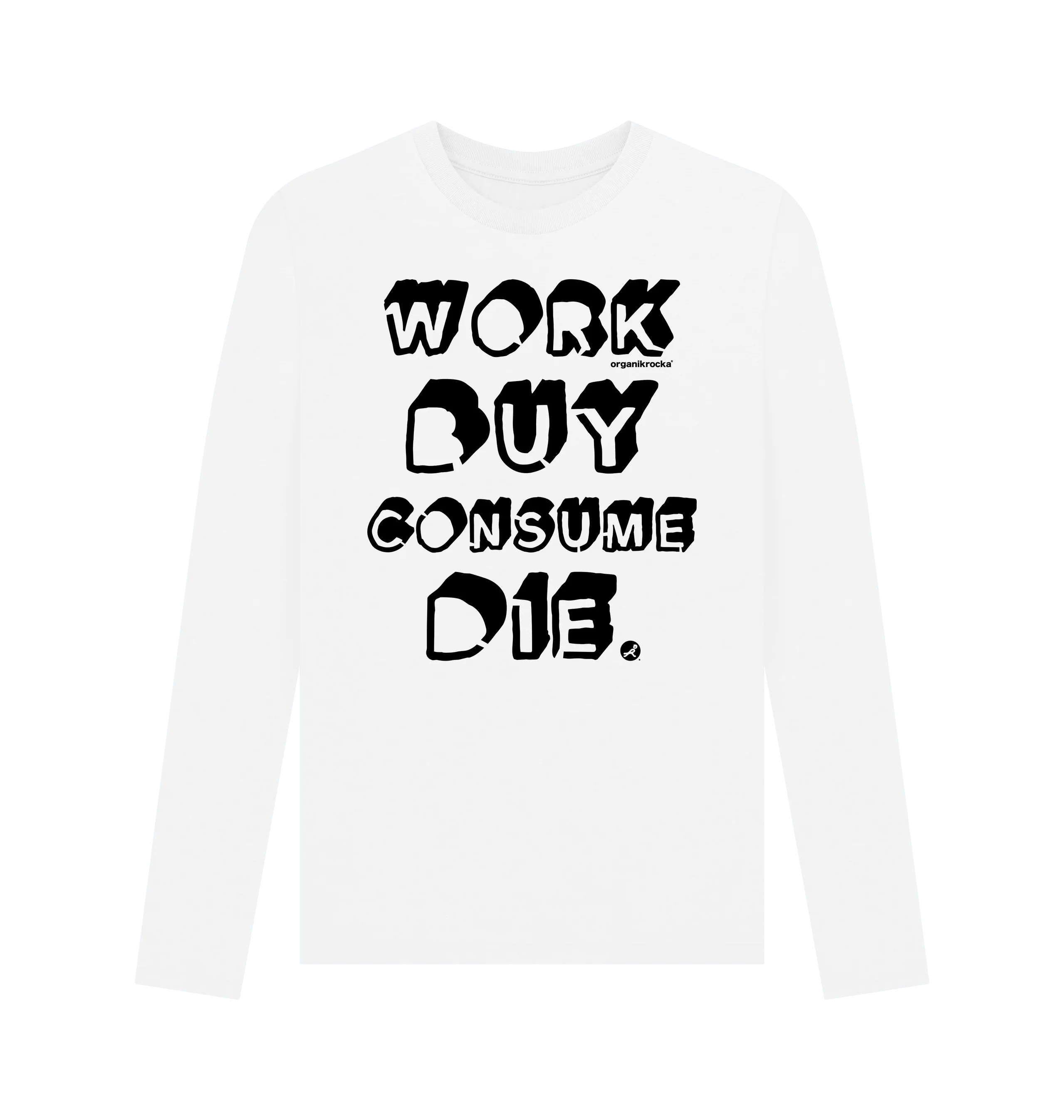 Work buy... long sleeve tee - white